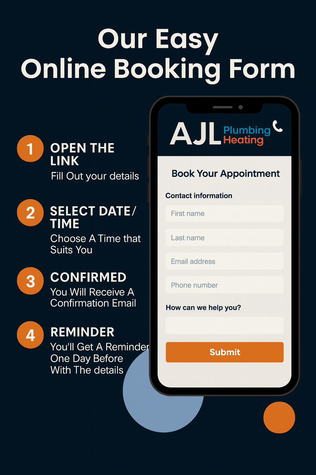 AJL online booking and quote process